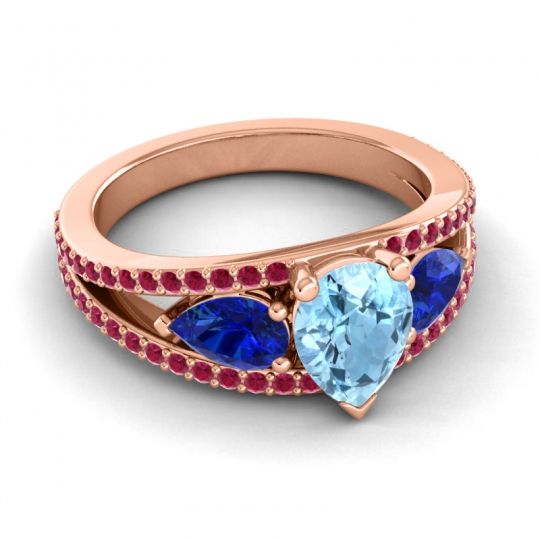 Modern Pave Pear Vatama Ring