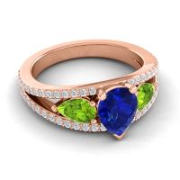 Modern Pave Pear Vatama Ring