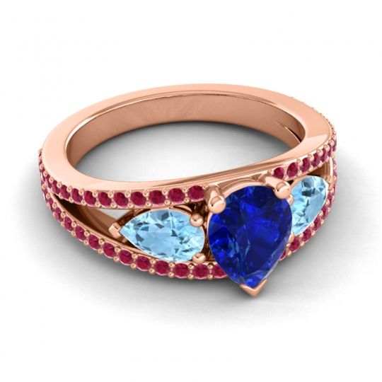 Modern Pave Pear Vatama Ring