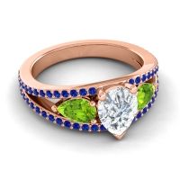 Modern Pave Pear Vatama Ring