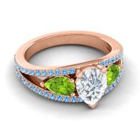 Modern Pave Pear Vatama Ring