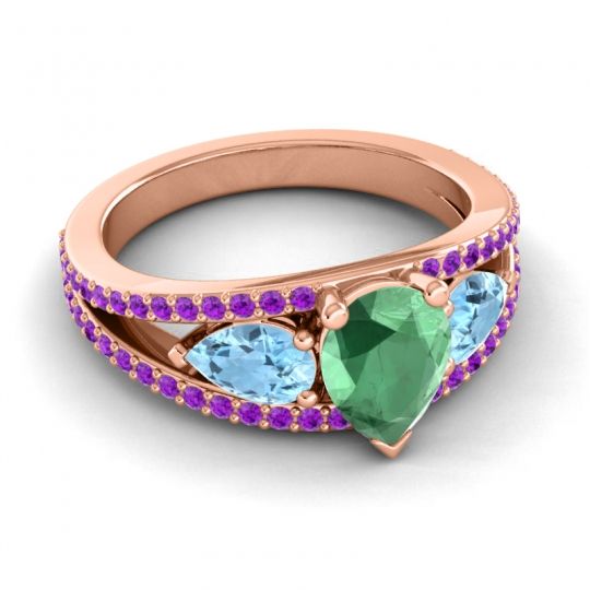 Modern Pave Pear Vatama Ring