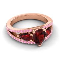 Modern Pave Pear Vatama Ring