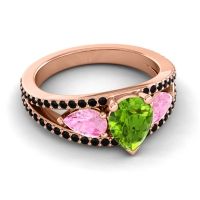 Modern Pave Pear Vatama Ring