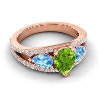 Modern Pave Pear Vatama Ring