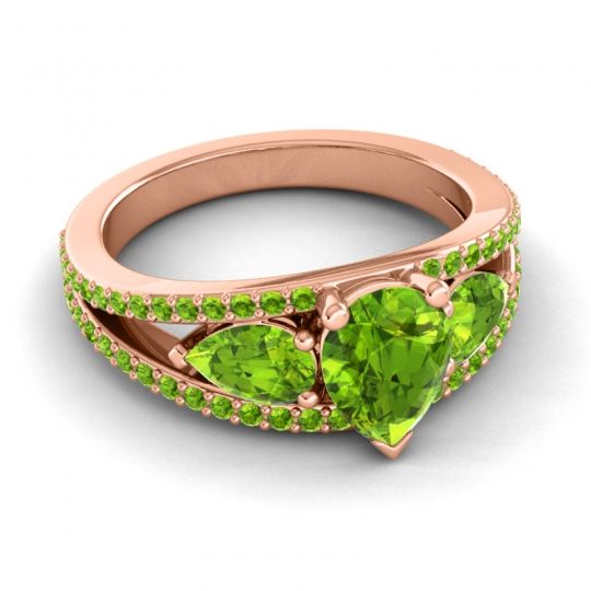 Modern Pave Pear Vatama Ring