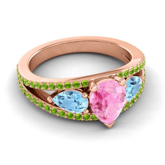 Modern Pave Pear Vatama Ring