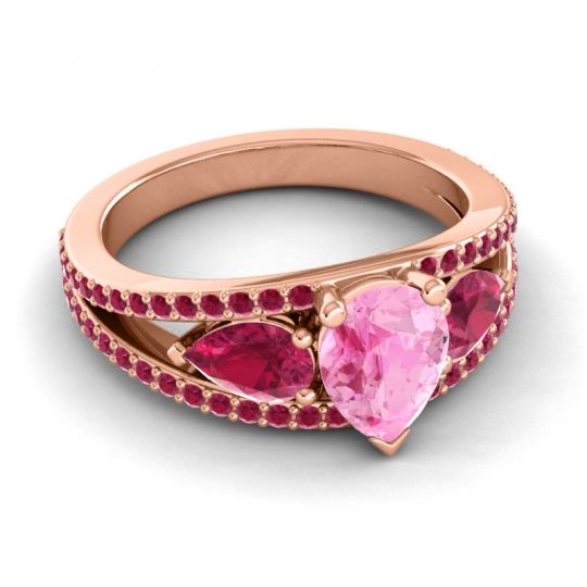 Modern Pave Pear Vatama Ring