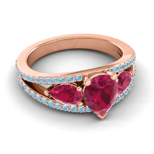 Modern Pave Pear Vatama Ring