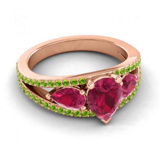 Modern Pave Pear Vatama Ring