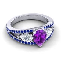 Modern Pave Pear Vatama Ring