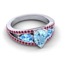 Modern Pave Pear Vatama Ring