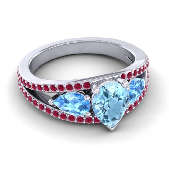 Modern Pave Pear Vatama Ring