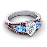 Modern Pave Pear Vatama Ring