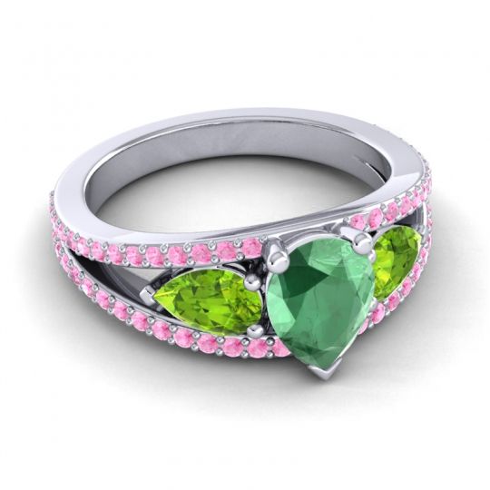 Modern Pave Pear Vatama Ring