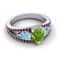 Modern Pave Pear Vatama Ring