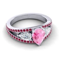 Modern Pave Pear Vatama Ring