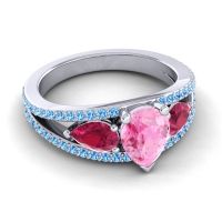 Modern Pave Pear Vatama Ring