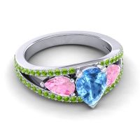 Modern Pave Pear Vatama Ring