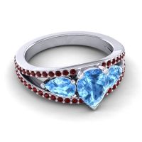 Modern Pave Pear Vatama Ring