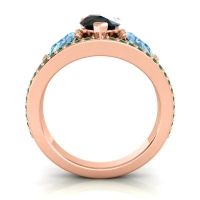 Modern Pave Pear Vatama Ring
