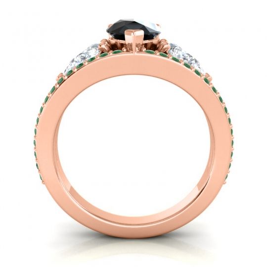 Modern Pave Pear Vatama Ring