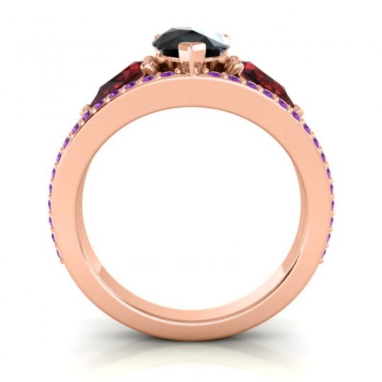 Modern Pave Pear Vatama Ring