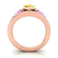 Modern Pave Pear Vatama Ring