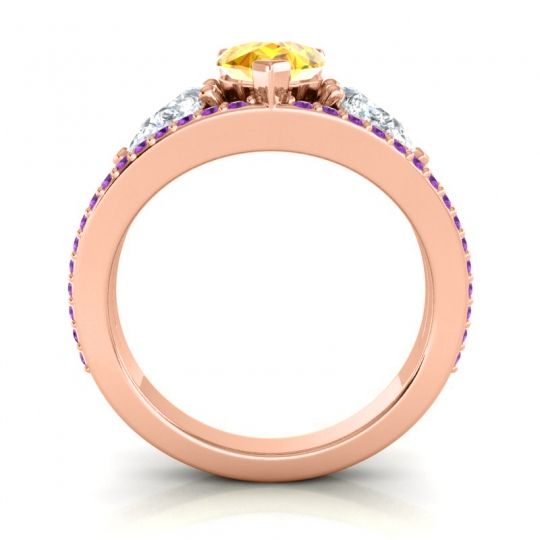 Modern Pave Pear Vatama Ring