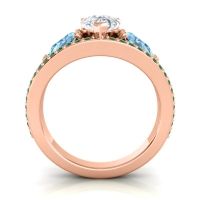 Modern Pave Pear Vatama Ring