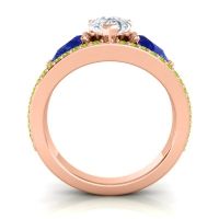 Modern Pave Pear Vatama Ring