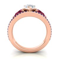 Modern Pave Pear Vatama Ring