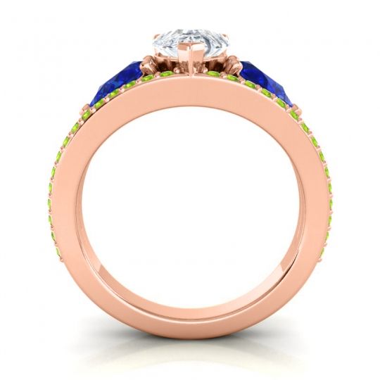 Modern Pave Pear Vatama Ring