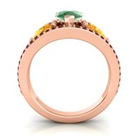 Modern Pave Pear Vatama Ring