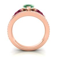 Modern Pave Pear Vatama Ring