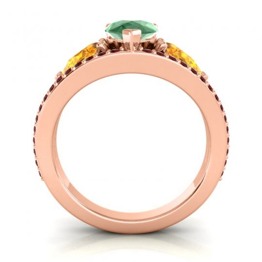 Modern Pave Pear Vatama Ring