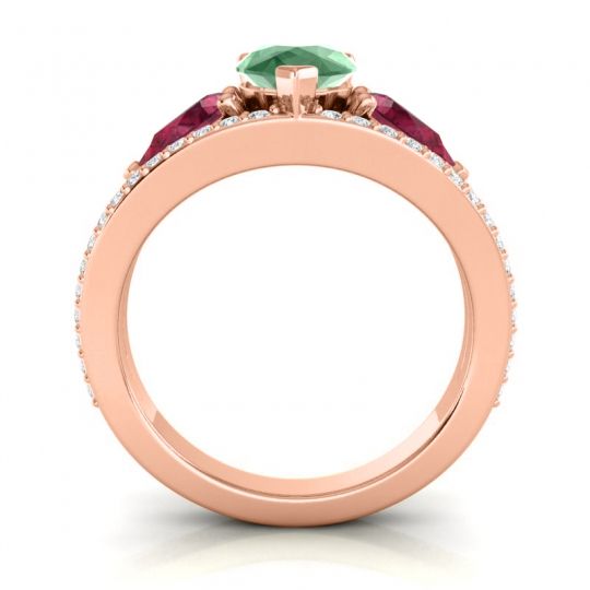 Modern Pave Pear Vatama Ring