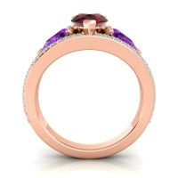 Modern Pave Pear Vatama Ring