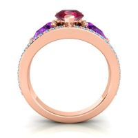 Modern Pave Pear Vatama Ring