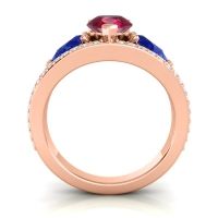 Modern Pave Pear Vatama Ring