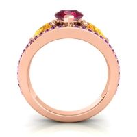 Modern Pave Pear Vatama Ring