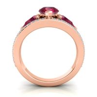 Modern Pave Pear Vatama Ring