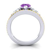 Modern Pave Pear Vatama Ring