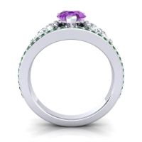 Modern Pave Pear Vatama Ring