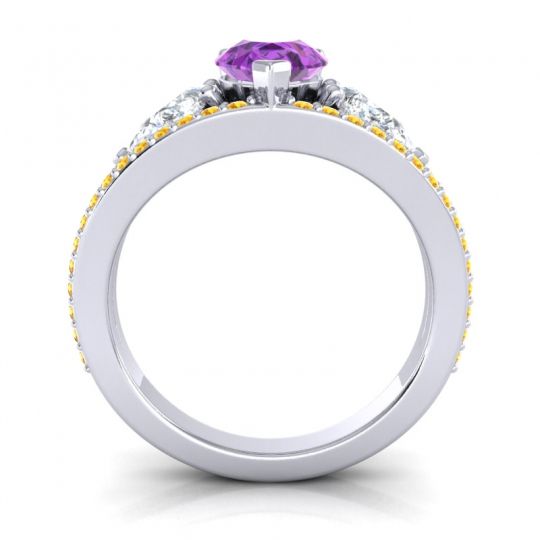 Modern Pave Pear Vatama Ring