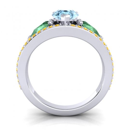 Modern Pave Pear Vatama Ring