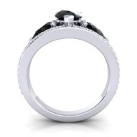 Modern Pave Pear Vatama Ring