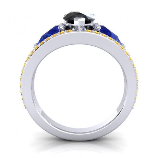 Modern Pave Pear Vatama Ring