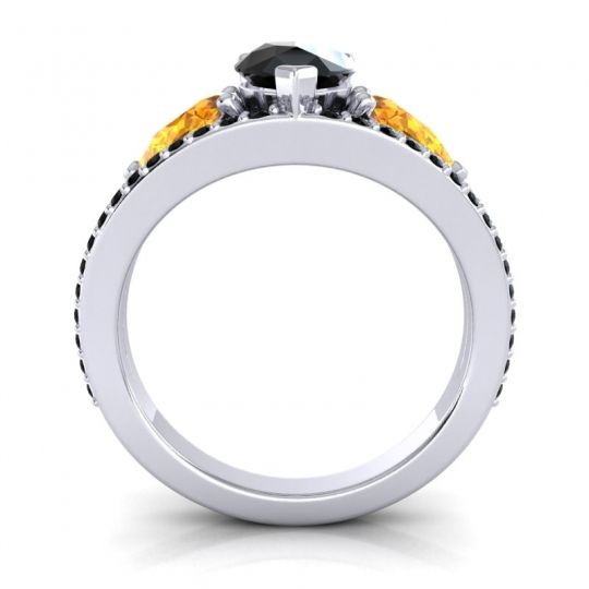 Modern Pave Pear Vatama Ring