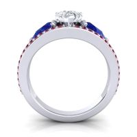 Modern Pave Pear Vatama Ring